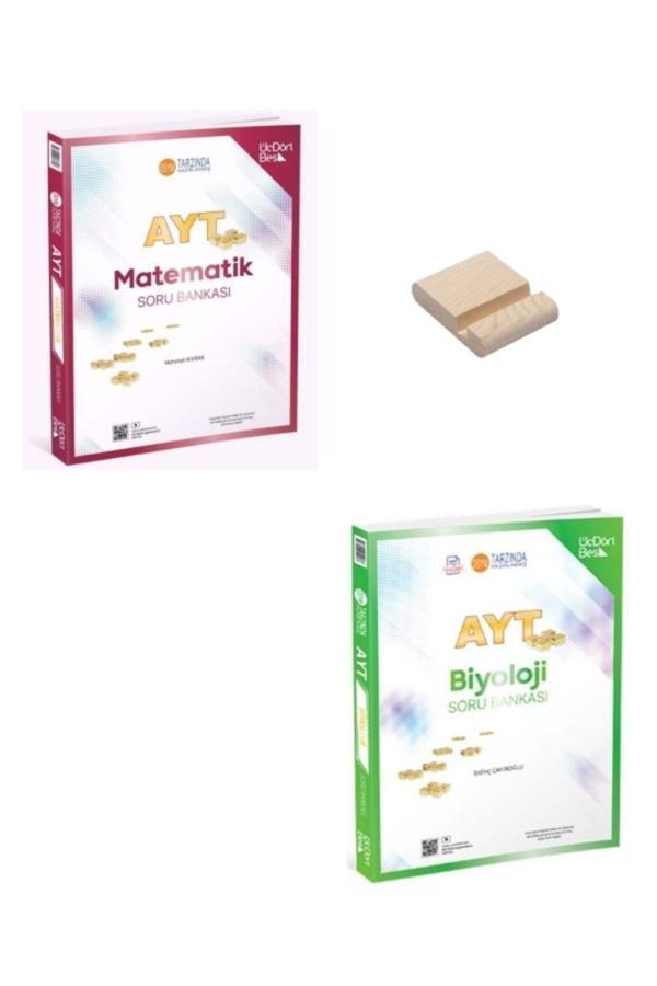 Üç Dört Beş Yayıncılık Ayt Matematik Ve Biyoloji Soru Bankası - Üç Dört Beş Yayınları - Image 1