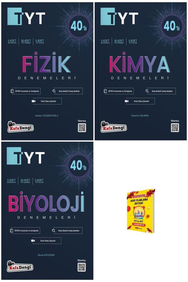 Kafa Dengi Yayınları Tyt Denemeler Fizik Kimya Biyoloji - Kafa Dengi - Image 1