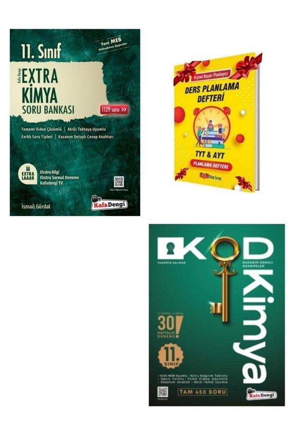 Kafa Dengi Yayınları 11. Sınıf Extra Kimya Soru Bankası Ve Deneme - Kafa Dengi - Image 1