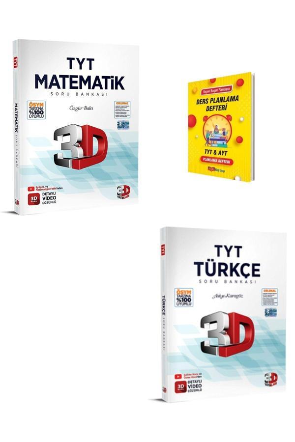 3D Yayınları Tyt Matematik Ve Türkçe Soru Bankası - 3D Yayınları - Image 1