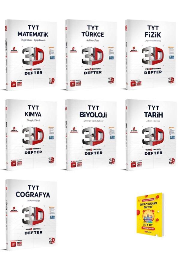 3D Yayınları Tyt Tüm Dersler Video Destekli Defter 7Li Set - 3D Yayınları - Image 1