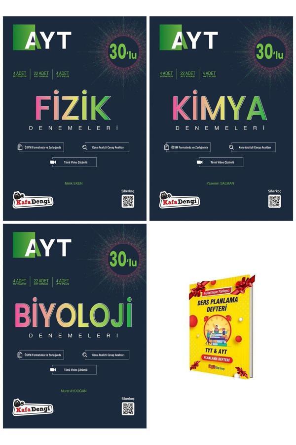 Kafa Dengi Yayınları Ayt Denemeler Fizik Kimya Biyoloji - Kafa Dengi - Image 1