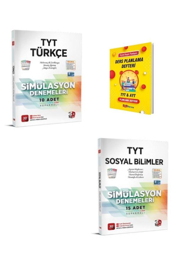 3D Yayınları Tyt Türkçe Ve Sosyal Bilimler Denemeleri - 3D Yayınları - Image 1