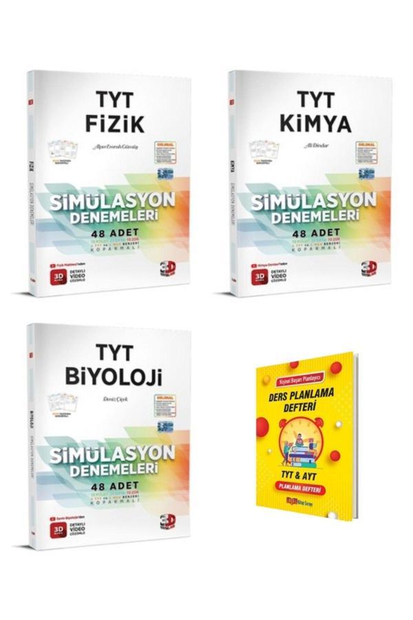 3D Yayınları Tyt Fizik Kimya Ve Biyoloji Denemeleri - 3D Yayınları - Image 1