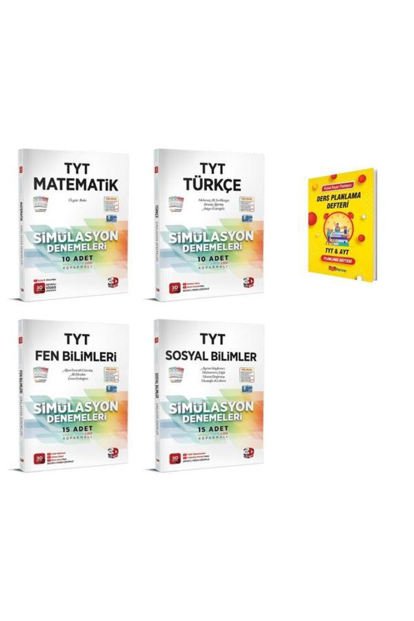 3D Yayınları Tyt Matematik Türkçe Fen Ve Sosyal Bilimler 4Lü Denemeleri - 3D Yayınları - Image 1