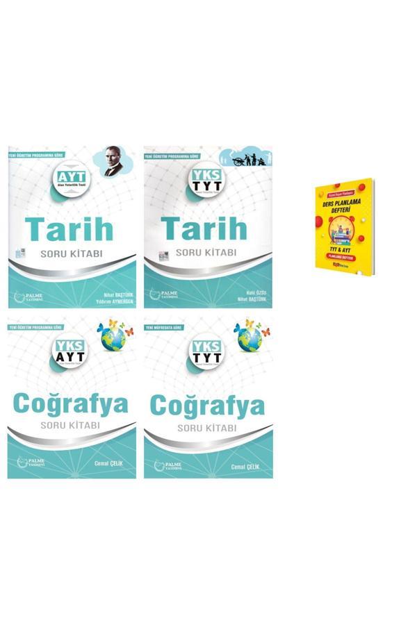 Palme Yayınevi Tyt - Ayt Tarih Ve Coğrafya Soru Kitabı 4Lü Set - Palme Yayınları - Image 1