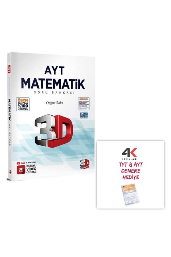 3D Yayınları 2024 Ayt 3D Matematik Soru Bankası (Hediyeli) - 3D Yayınları - Image 1