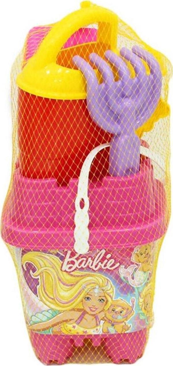 Dede Oyuncak Barbie Küçük Kale Kova Plaj Set 01574 - Image 1