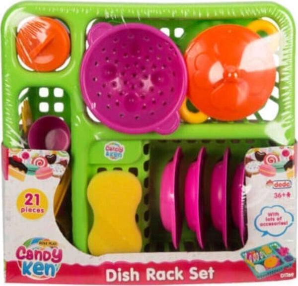 Dede Oyuncak Candy Bulaşık Seti 01169 - Image 1