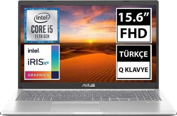 Asus X515Ea-Ej1229 İntel Core İ5-1135G7 8Gb 256 Gb İris Xe Graphics 15.6 Inc Fhd Freedos Notebook Taşınabilir Bilgisayar - Image 1