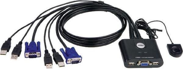 Aten 2 Port Vga Kvm Switch Cs22U-A7 - Image 1