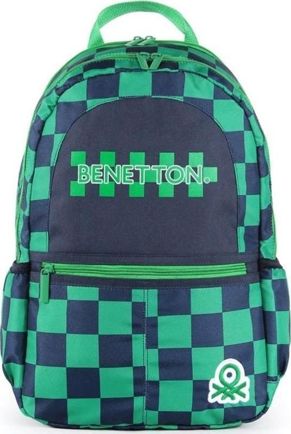 Benetton Okul Sırt Çantası Çift Bölme 3773 - Image 1