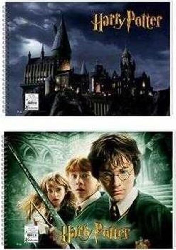 Keskin Color Spiralli Resim Defteri Harry Potter 17X 25 Cm 15 Yaprak 300115-07 (Karışık Renk 1 Adet) - Image 1