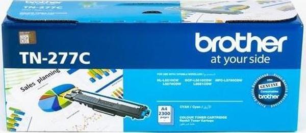 Brother Tn-277C 2.300 Sayfa Kapasiteli Cyan Mavi Toner Hl-L3270Cdw Dcp-L3551Cdw Mfc-L3750Cdw - Image 1