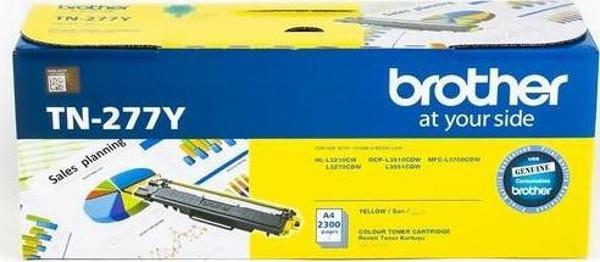 Brother Tn-277Y 2.300 Sayfa Kapasiteli Yellow Sarı Toner Hl-L3270Cdw Dcp-L3551Cdw Mfc-L3750Cdw - Image 1