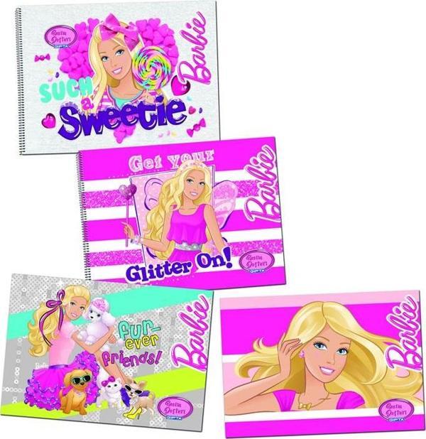 Gıpta Barbie Spiralli Resim Defteri 25X35Cm 15 Yaprak (6 Lı Paket) 5452 - Image 1