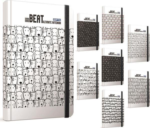 Gıpta Beat Sert Kapak Not Defteri 19X26Cm 120 Yaprak Kareli (2 Li Paket) 4226 - Image 1