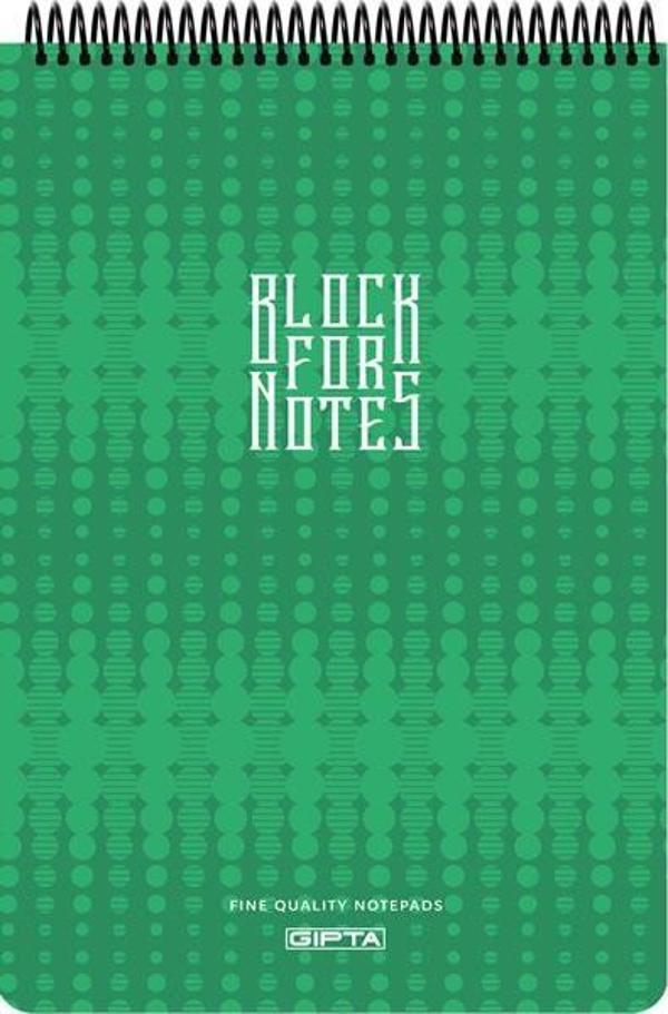 Gıpta Block For Notes A5 Spiralli Pp Kapak Bloknot (Not Defteri) 100 Yaprak Kareli (6 Lı Paket) 2933 - Image 1