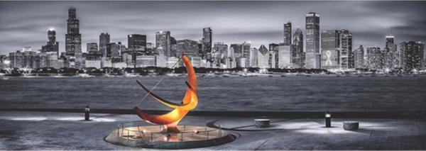 Keskin Color Yapboz 34X96Cm 1000 Parça Puzzle Panoramik Chicago - Image 1