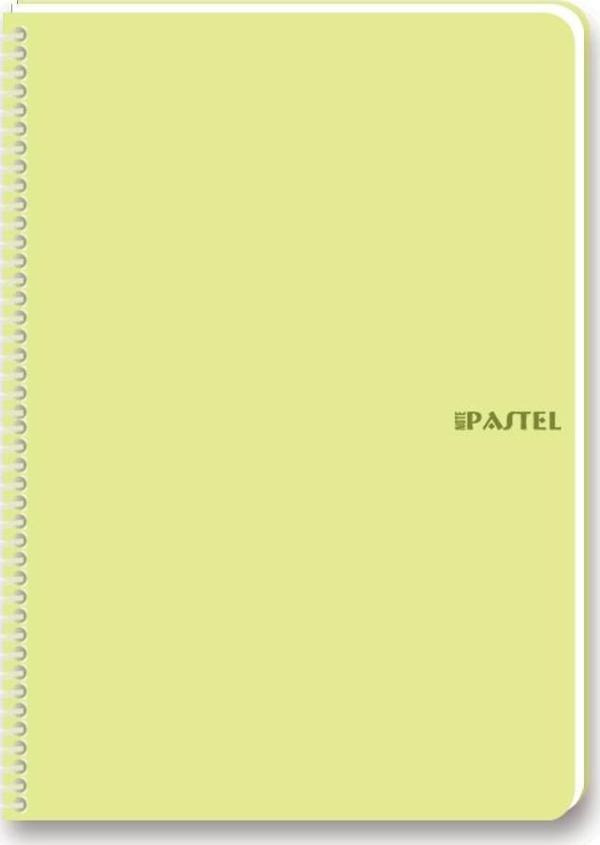 Keskin Color Pastel Note 17X24Cm 80 Yaprak Kareli Pp Kapak Spiralli Defter 60 Gram (6 Lı Paket) - Image 1