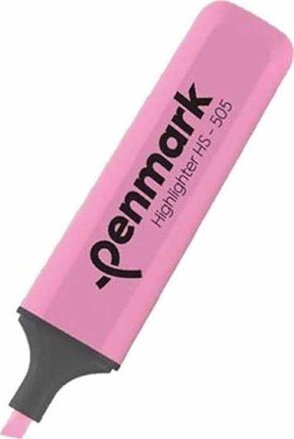 Penmark Pastel Fosforlu Kalem (İşaret Kalemi) Gülsuyu Hs505-10 (10 Lu Paket) - Image 1