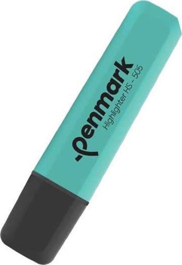 Penmark Pastel Fosforlu Kalem (İşaret Kalemi) Nane Şekeri Hs505-08 (10 Lu Paket) - Image 1