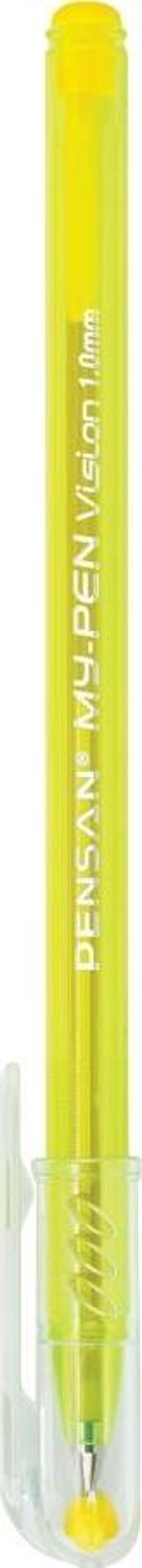 Pensan 2211 My-Pen Renkli Tükenmez Kalem 1,0 Mm Sarı (25 Li Paket) PE02211TKSA - Image 1