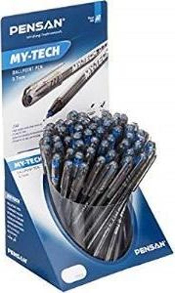 Pensan 2250 Tükenmez Kalem My-Tech 1.0 Mm Mavi (60 Lı Paket) - Image 1