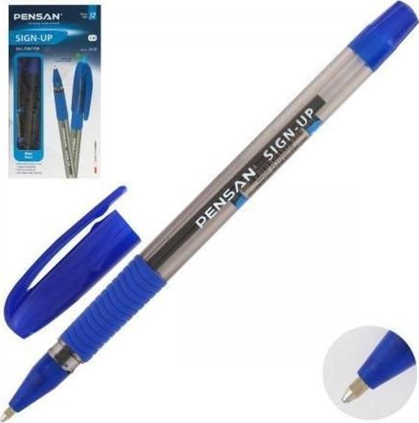 Pensan 2410 Sign Up Tükenmez Kalem 1,0 Mm Mavi (12 Li Paket) PE2410SUMAVİ - Image 1
