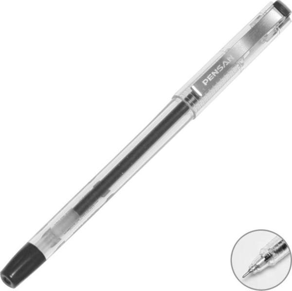 Pensan 6405 My-King Tükenmez Kalem Jel Metal Klipsli 0.5 Mm Siyah (12 Li Kutu) - Image 1