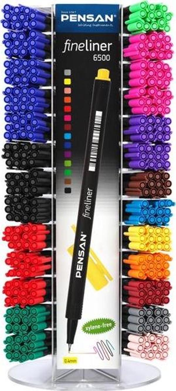 Pensan Fineliner Keçe Uç Kalem 0,4Mm Stand (502 Li) 6500 - Image 1