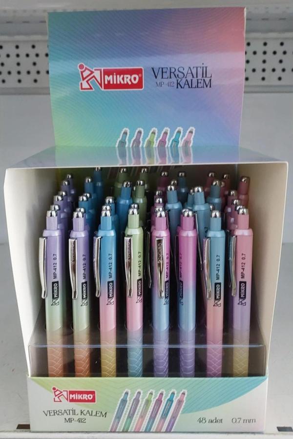 Mikro Versatil Kalem 0.7 Mm (Mekanik Uçlu Kurşun Kalem) 412-48 (48 Li Paket) - Image 1