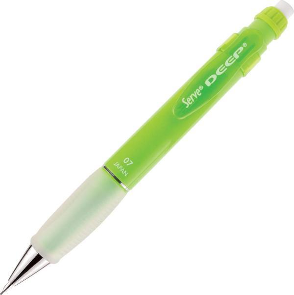 Serve Deep Versatil Kalem Mekanik Kurşun Kalem 0.7 Mm Metalik Yeşil (12 Li Paket) SV-DEEP-07-MYSL - Image 1