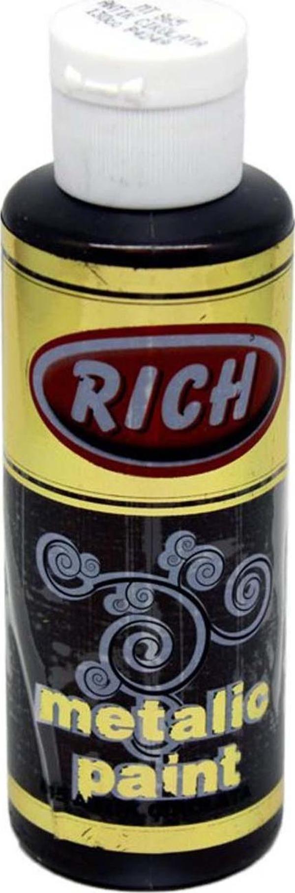 Rich Akrilik Boya Metalik Boya 120 Cc Antik Çikolata 0865 - Image 1
