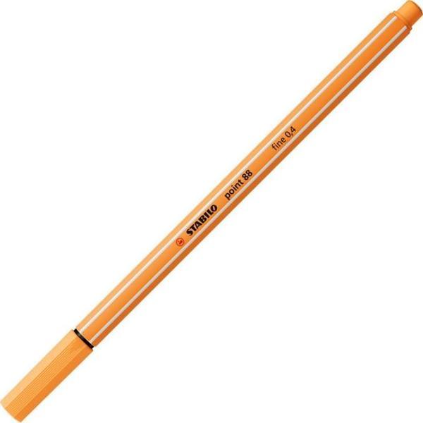 Stabilo Fineliner Point 88 İnce Keçe Uçlu Kalem 88 Point 0.4 Mm Papatya Turuncu 88/85 (10 Lu Paket) - Image 1
