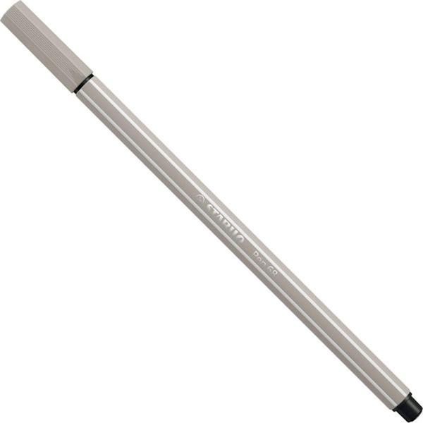 Stabilo Pen 68 Keçe Uçlu Boya Kalemi Sıcak Gri 68/93 (10 Lu Paket) - Image 1
