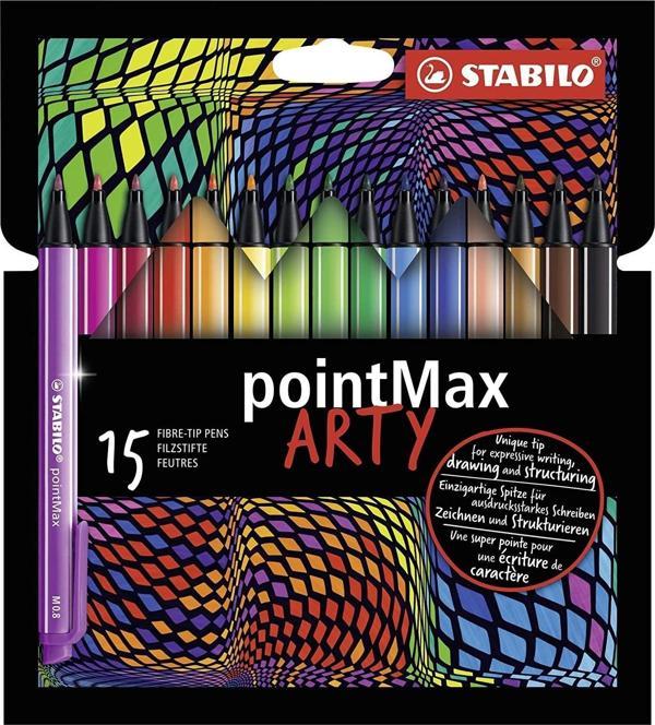 Stabilo Pointmax Arty Keçe Uçlu Kalem 15 Renk 488/15-1-20 - Image 1
