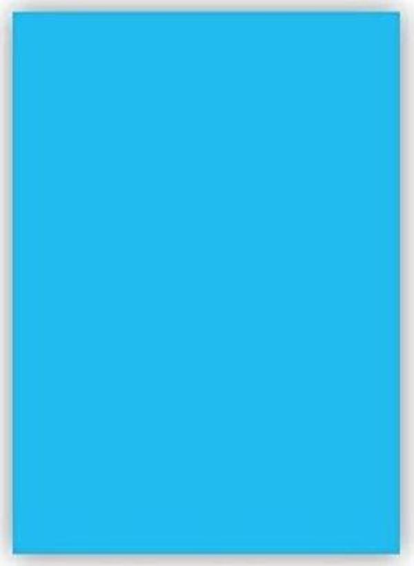 Umur Fosforlu Fon Kartonu (Fluo) 160 Gram 50X70Cm Blue 30017700 (100 Lü Paket) - Image 1
