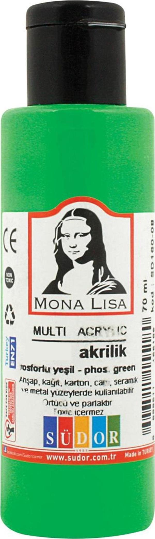 Südor Monalisa Akrilik Boya 125 ML Fitalo Yeşil 670 (6 Lı Paket) - Image 1