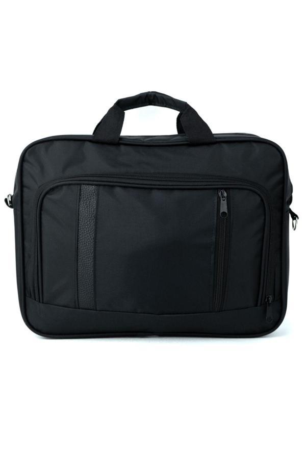 Oppland Erkek Bilgisayar Laptop İpad Çantası Altı Bölmeli Dayanıklı Geniş Hacimli Askılı Su Geçirmez Siyah  - Image 1