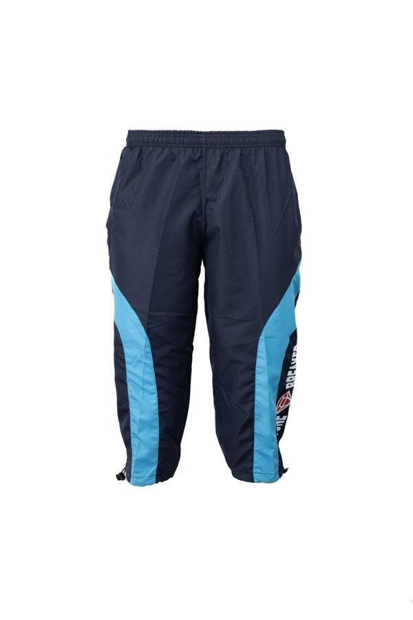 Oppland Erkek Deniz Şortu Kapri Baskılı Beli Lastikli Ve Bağcıklı Cepli Sututmayan Rahat Hafif Kumaş Açık Mavi S - Image 1