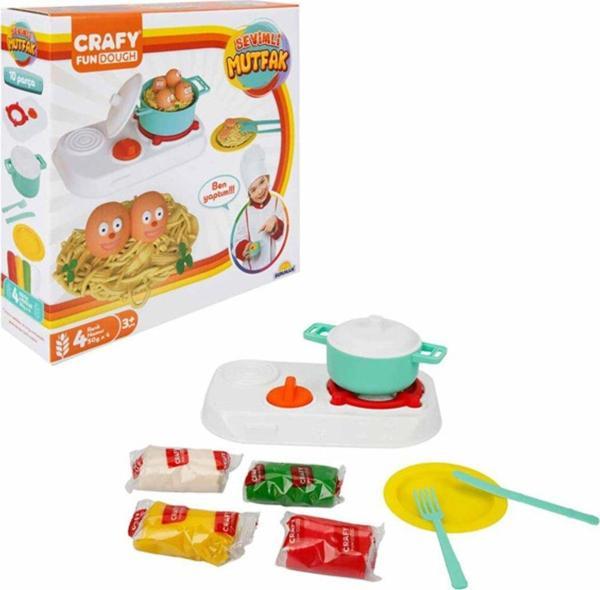 Sunman Oyuncak Sun-Sabc-Crafy Oyun Hamur Seti Sevimli Mutfak Hamurlu S02002010 - Image 1