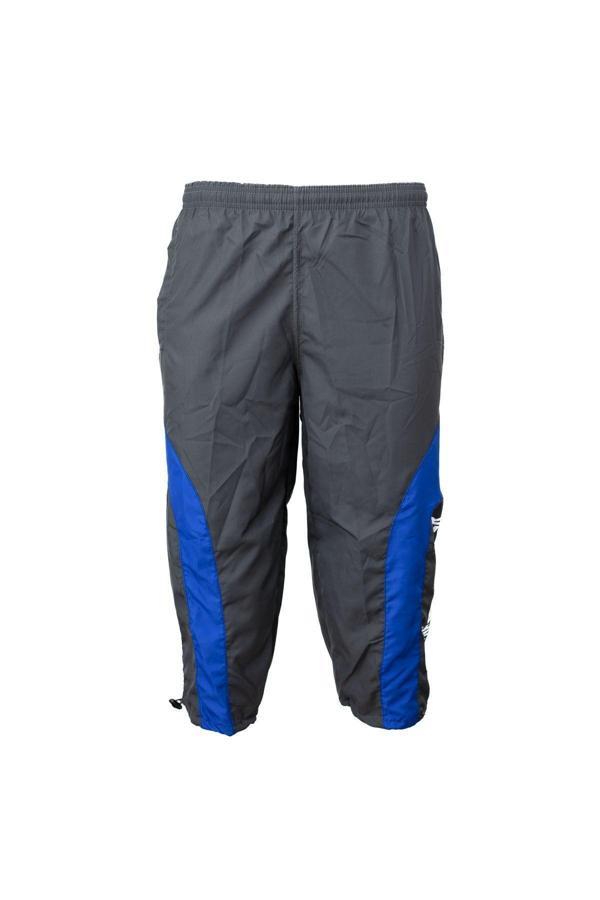 Oppland Erkek Deniz Şortu Kapri Baskılı Beli Lastikli Ve Bağcıklı Cepli Sututmayan Rahat Hafif Kumaş Gri S - Image 1