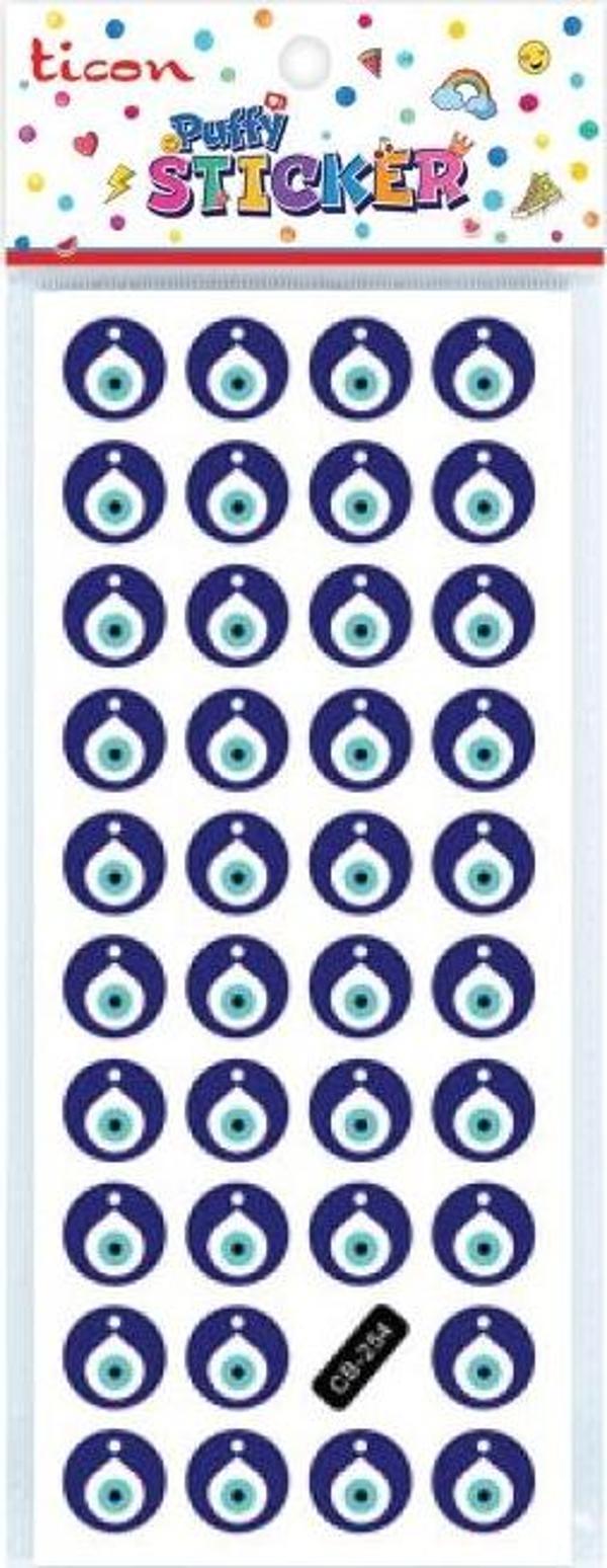 Ticon Puffy Sticker Nazar-Küçük Tps-016/1 348956 (20 Li Paket) - Image 1