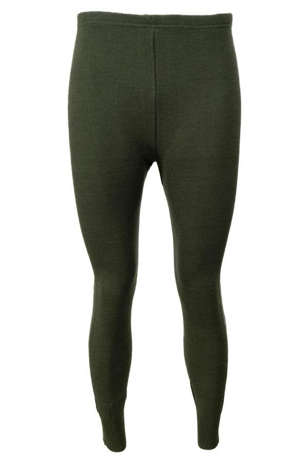 Oppland Erkek Kışlık Yünlü Termal İçlik Kalın Triko Örme Düz Renk Sıcak Tutar Rahat Tam Kalıp Yeşil Standart - Image 1