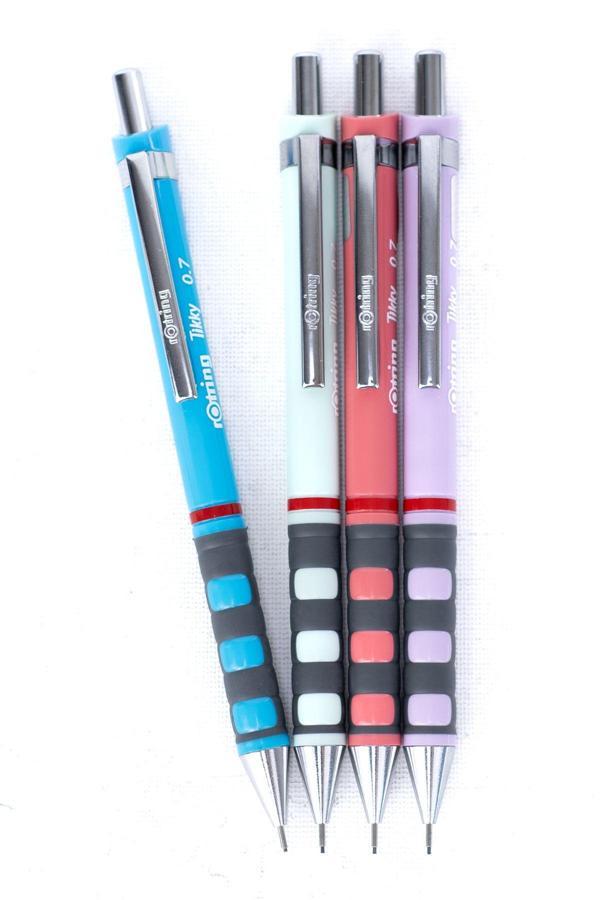 Rotring Tikky 2B Uçlu Kalem Orijinal 0.7 Mm Yumuşak Uçlu Ergonomik Dayanıklı 4 Lü Çok Renkli  - Image 1