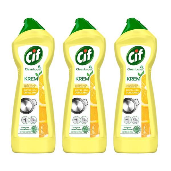 Cif Krem Limonlu 750 ml x 3 Adet - Image 1