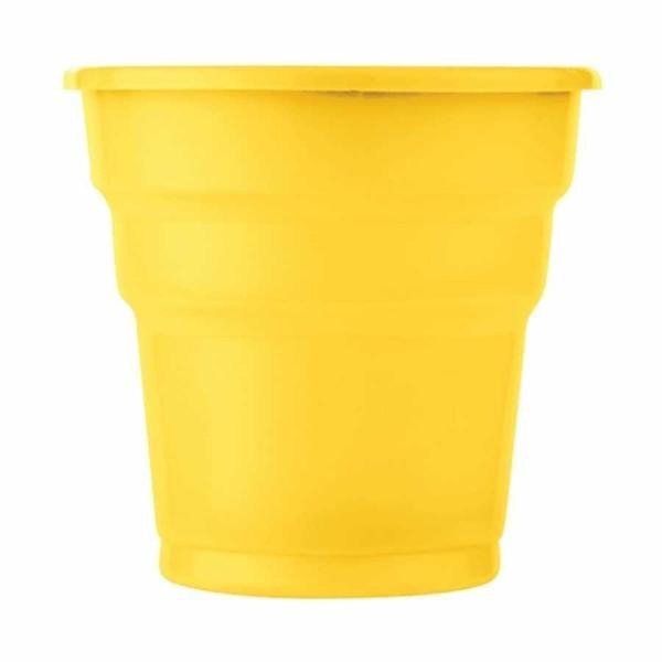 Plastik Meşrubat Bardağı Krem 180cc-7oz 25li - Image 1