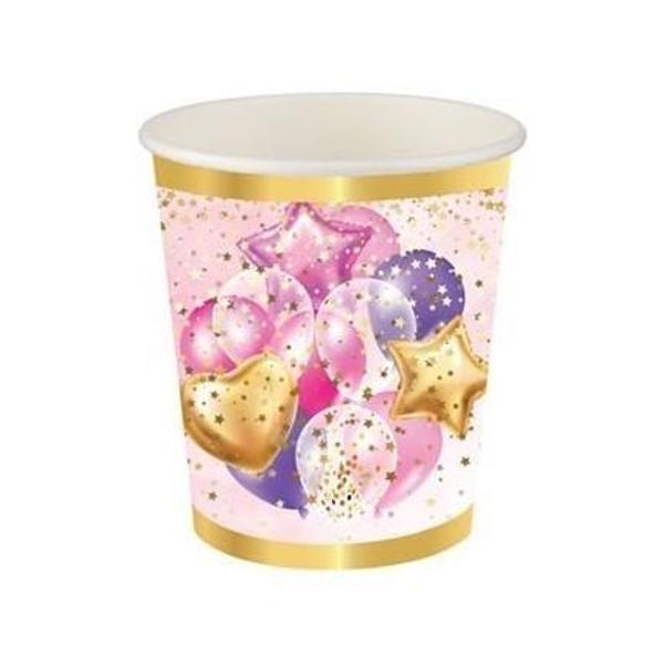 Plastik Meşrubat Bardağı Sarı 180cc-7oz 25li - Image 1
