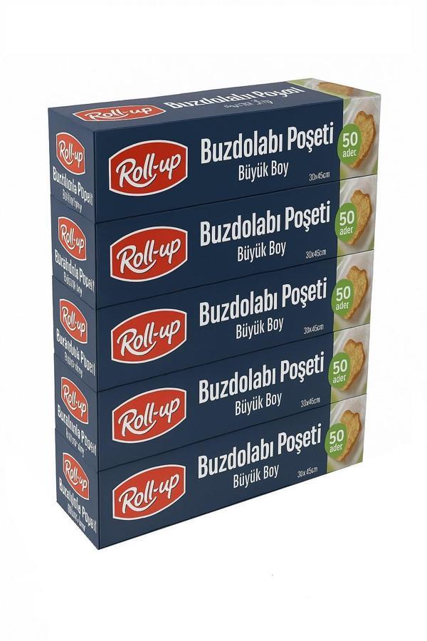 Roll-up Buzdolabı Poşeti Büyük Boy 30x45cm 50 Adet X 5 Paket - Image 1